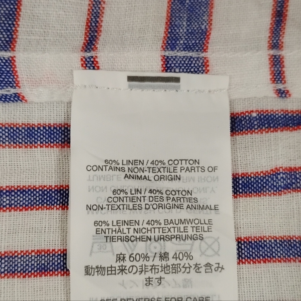 J. CREW STRIPED LINEN SHIRT DRESS - Picture 2 of 11